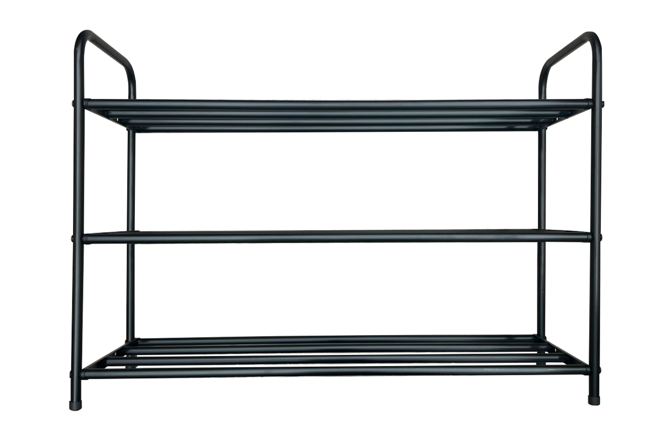 簡約風三層開放鞋架