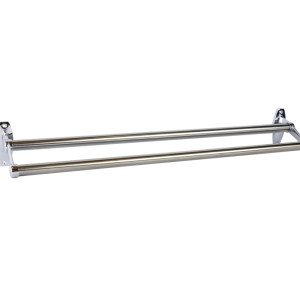 雙排白鐵毛巾架(長)90CM HO-9257